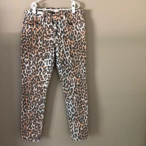 Joe’s Jeans - Leopard Skinny - Ankle - Sz: 28x27